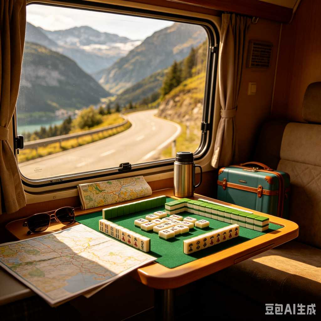 indoor leisure game mahjong set